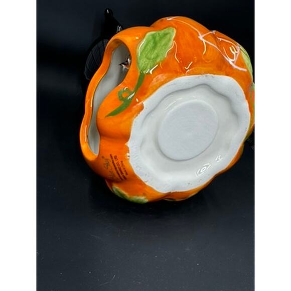 Kuromi On Pumpkin T-Light Holder Halloween Black Hello Kitty - Picture 7 of 9